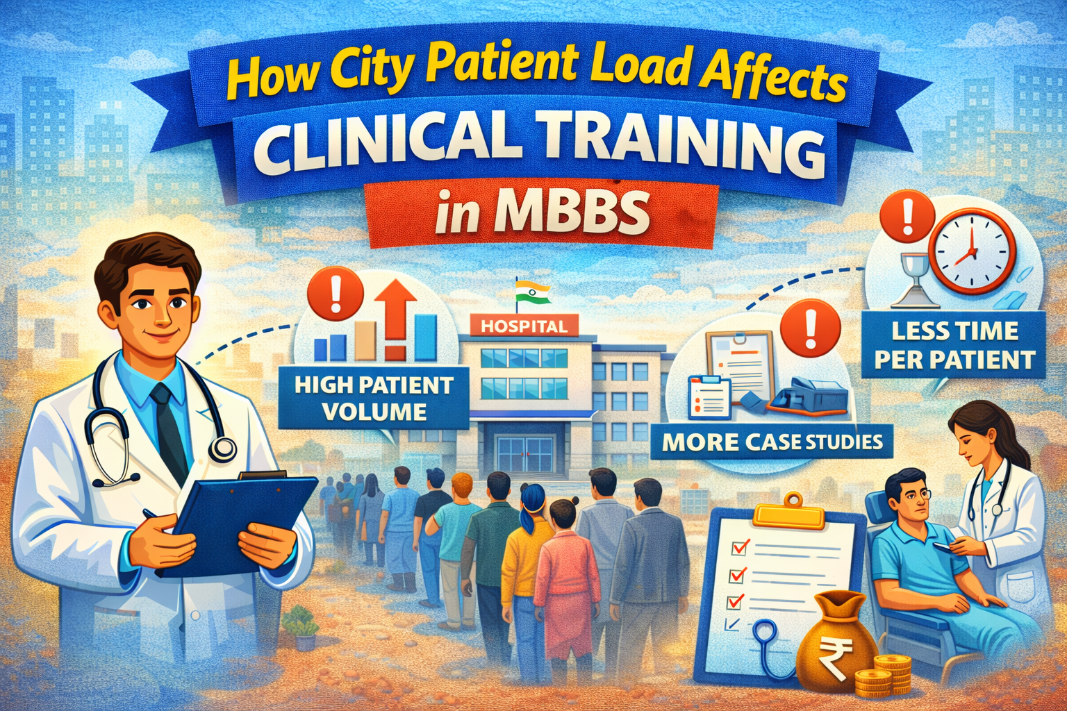 How City Patient Load Affects Clinical Training in MBBS